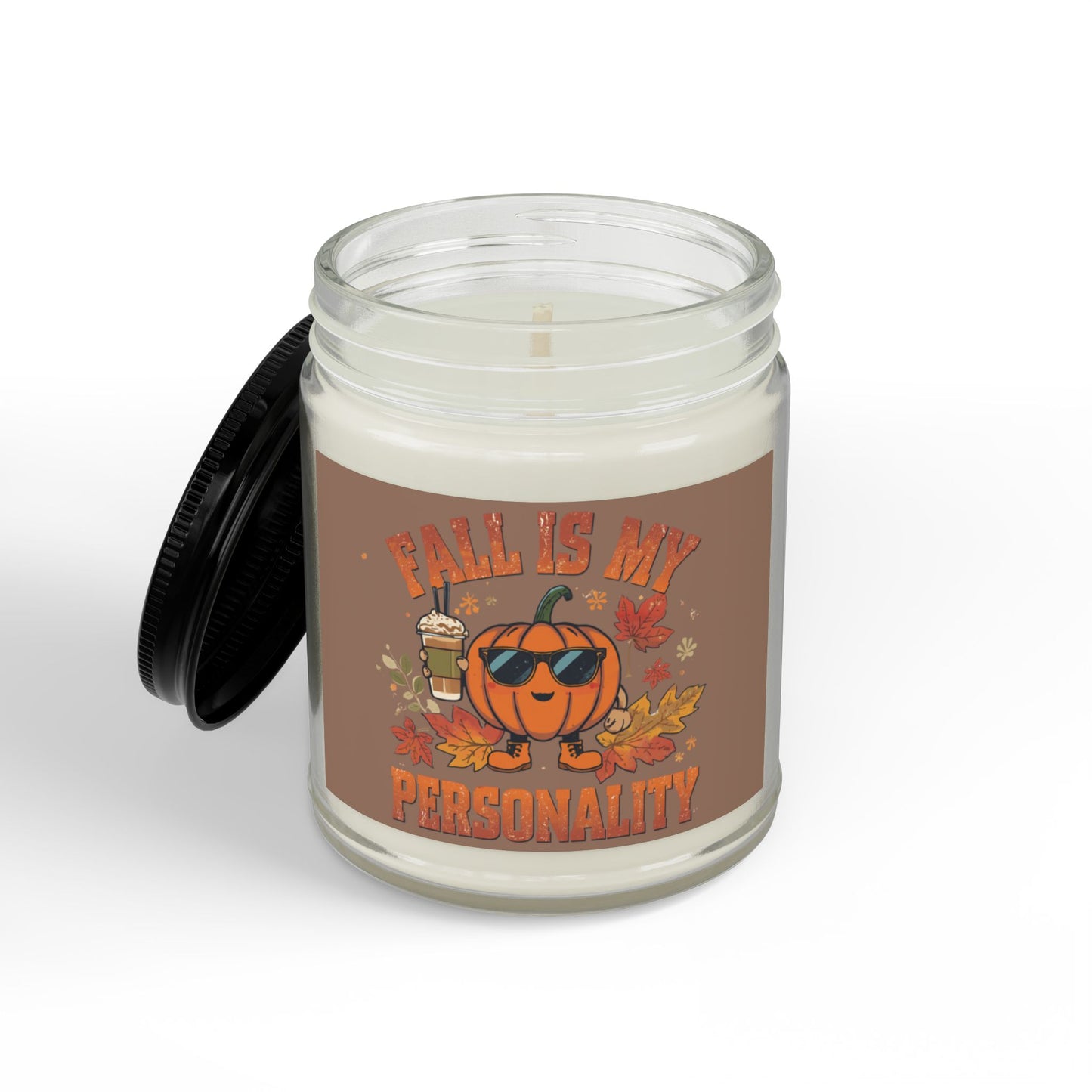 Fall Is My Personality - Pumpkin Scented Soy Candle (4oz & 9oz) Fall candle, fall scents