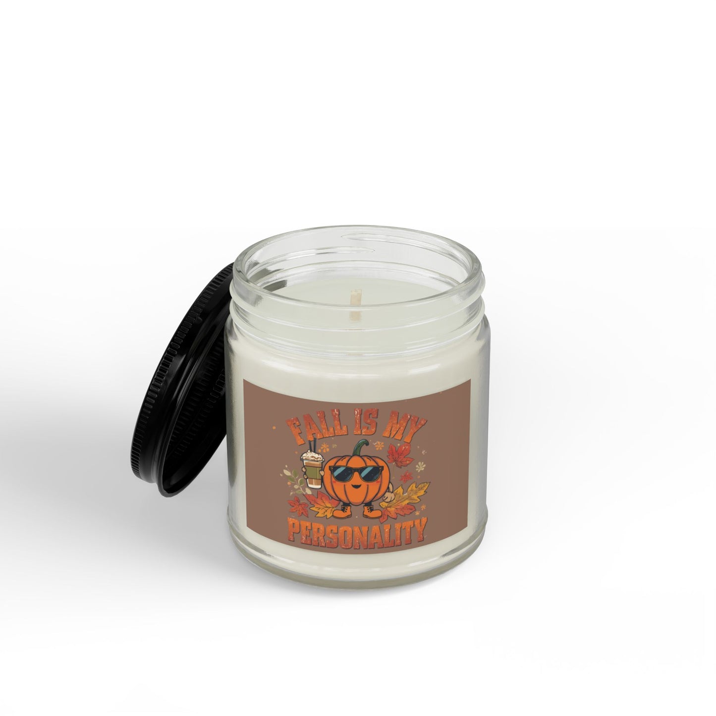 Fall Is My Personality - Pumpkin Scented Soy Candle (4oz & 9oz) Fall candle, fall scents