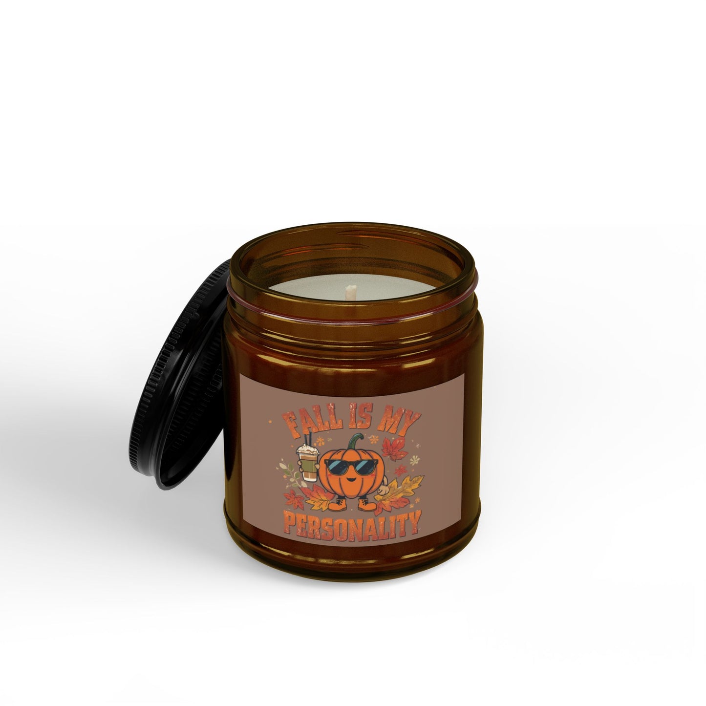 Fall Is My Personality - Pumpkin Scented Soy Candle (4oz & 9oz) Fall candle, fall scents