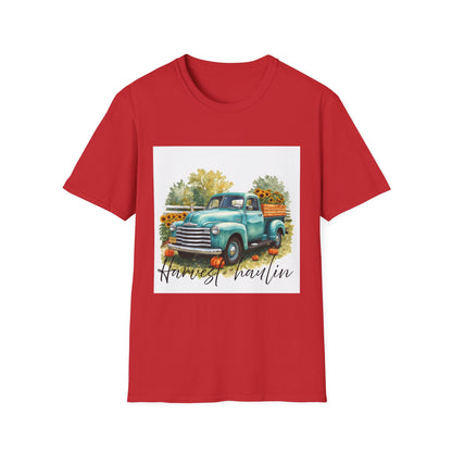 Vintage Truck with Sunflowers T‑Shirt — 'Harvest Haulin' Floral Farm Tee