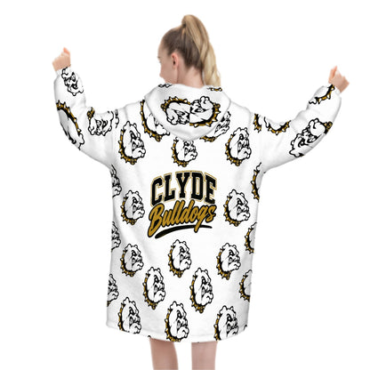 Custom design Adult Blanket Hoodie