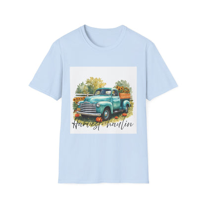 Vintage Truck with Sunflowers T‑Shirt — 'Harvest Haulin' Floral Farm Tee