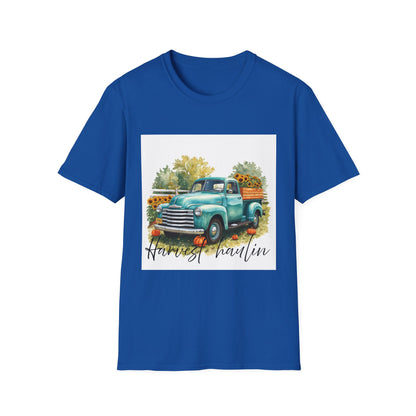 Vintage Truck with Sunflowers T‑Shirt — 'Harvest Haulin' Floral Farm Tee