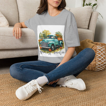 Vintage Truck with Sunflowers T‑Shirt — 'Harvest Haulin' Floral Farm Tee