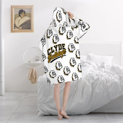 Custom design Adult Blanket Hoodie