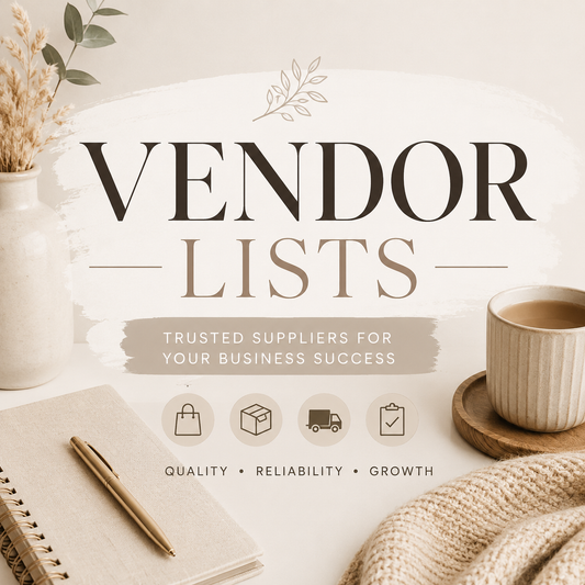 Vendor list